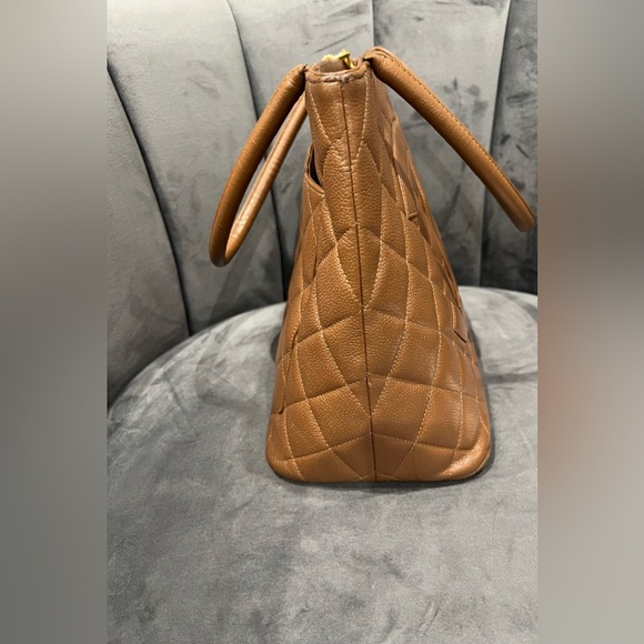 Chanel Caviar Quilted Medallion Tote Bag - Picture 16 of 17